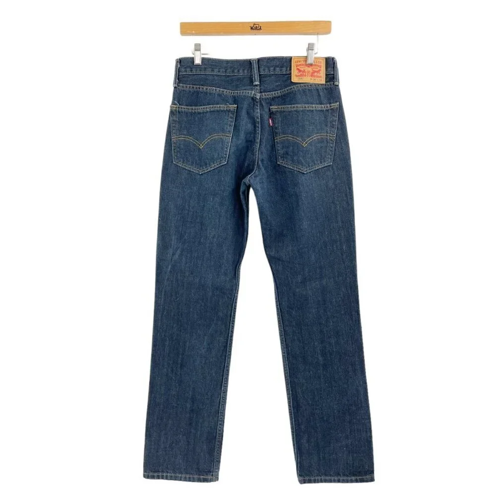 Levi's 514 Straight Leg Jeans Mens Size 30x32 100% Cotton Casual Denim Pockets